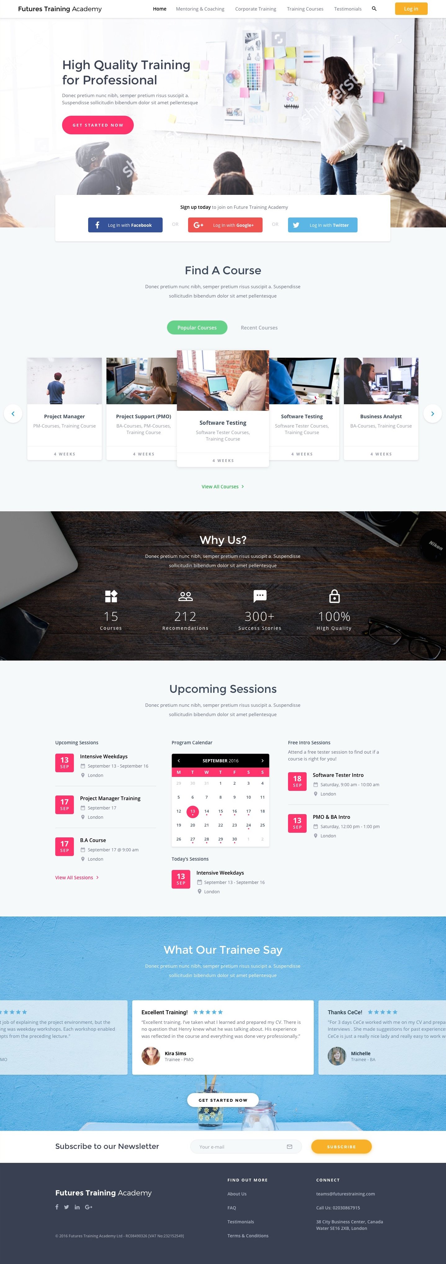 Landing Page